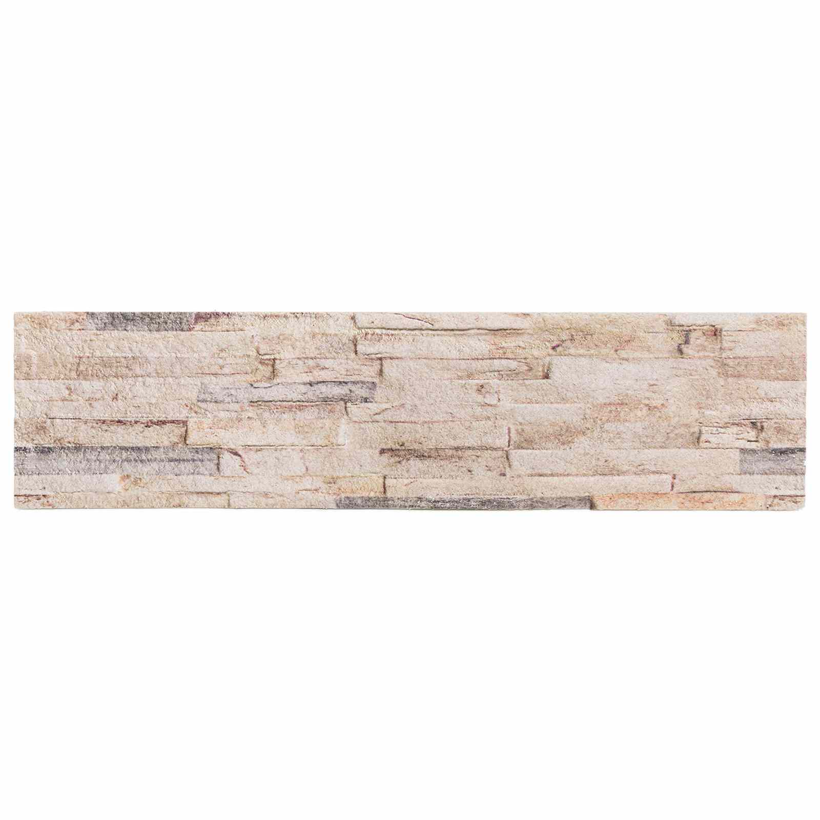 Seinäpaneelit 10 Pcs Valkoinen Ja Punainen 100 X 25 Cm