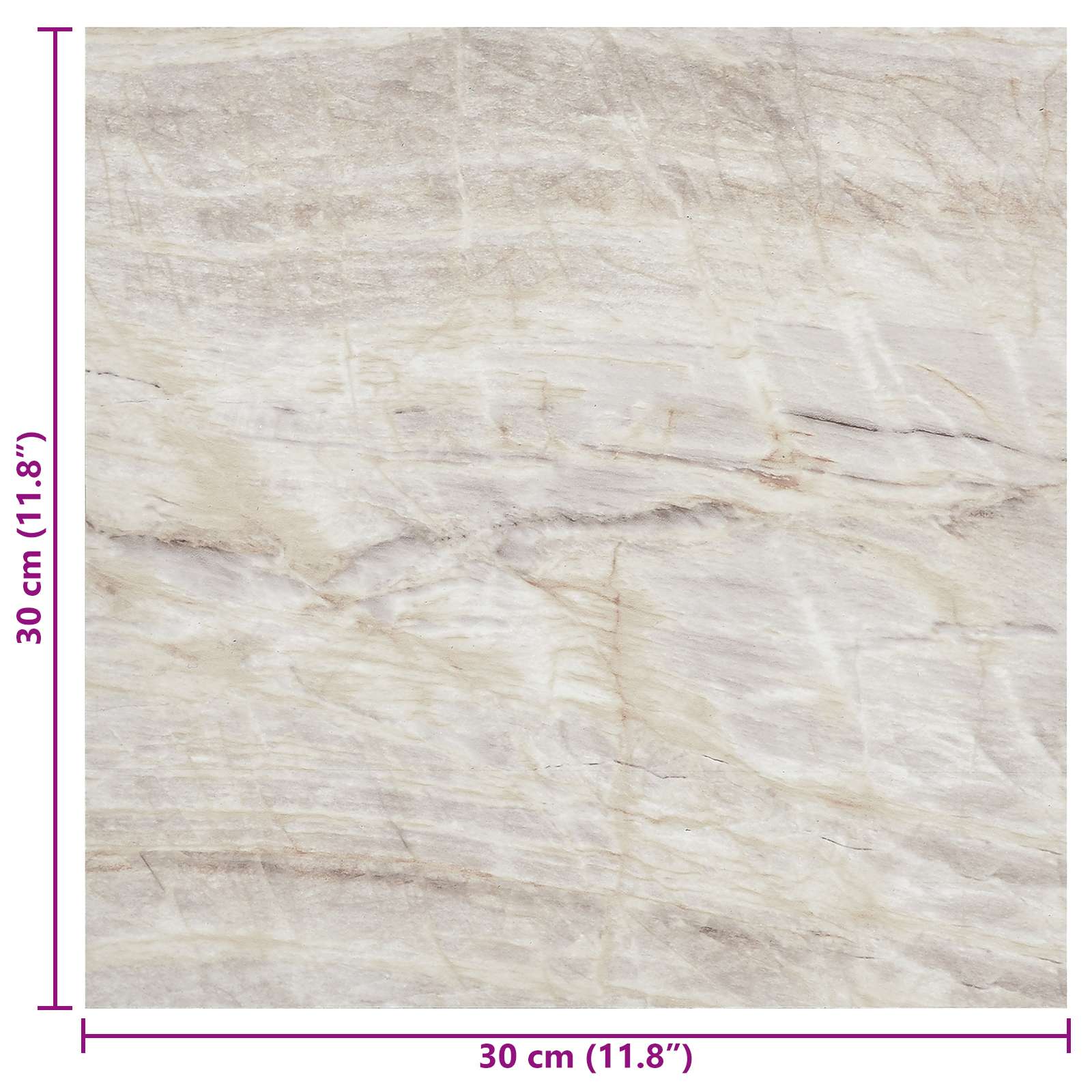 Itsekiinnittyvät Lattialankut 30,5 X 30,5 Cm 20 Pcs