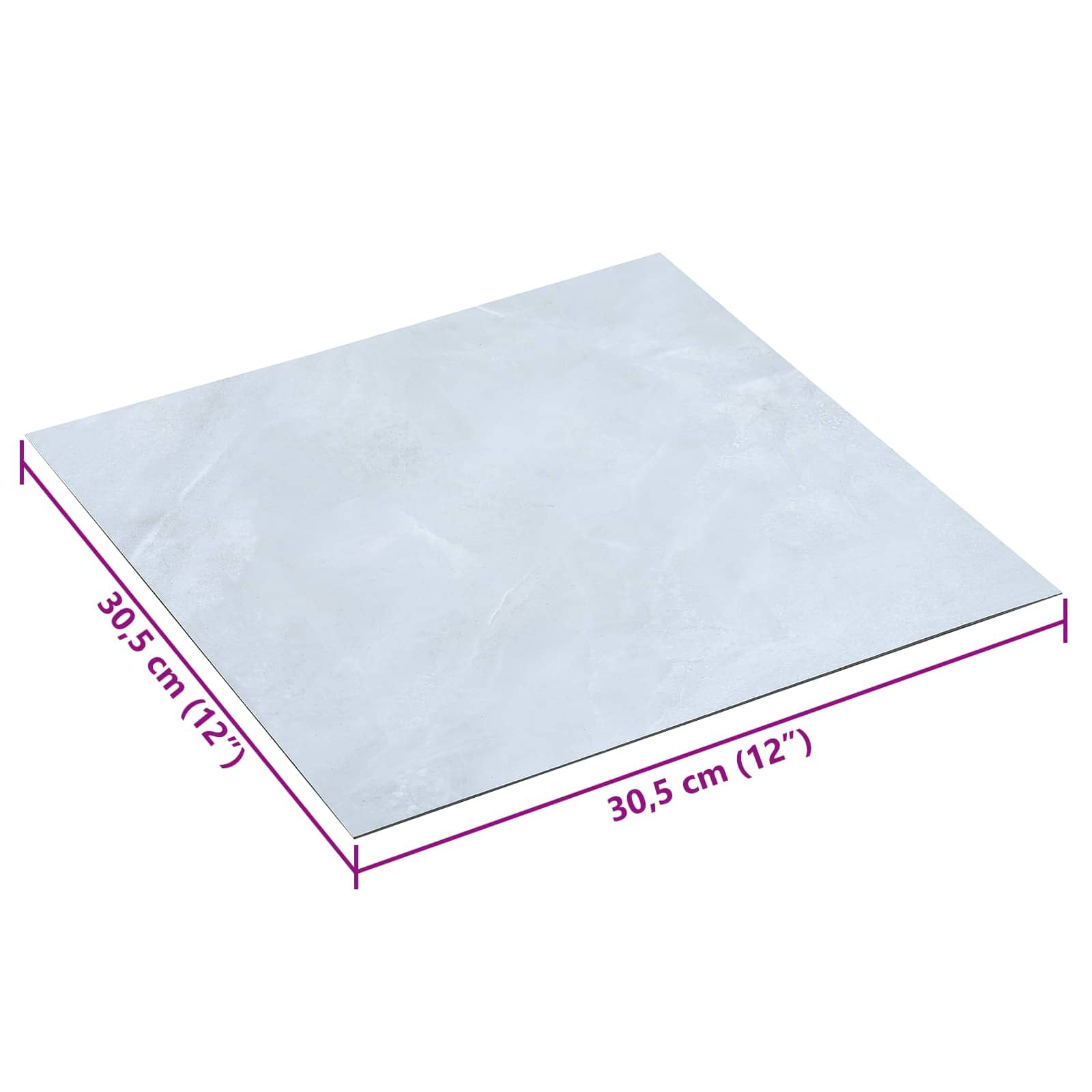 Itsekiinnittyvät Lattialankut 30,5 X 30,5 Cm 20 Pcs