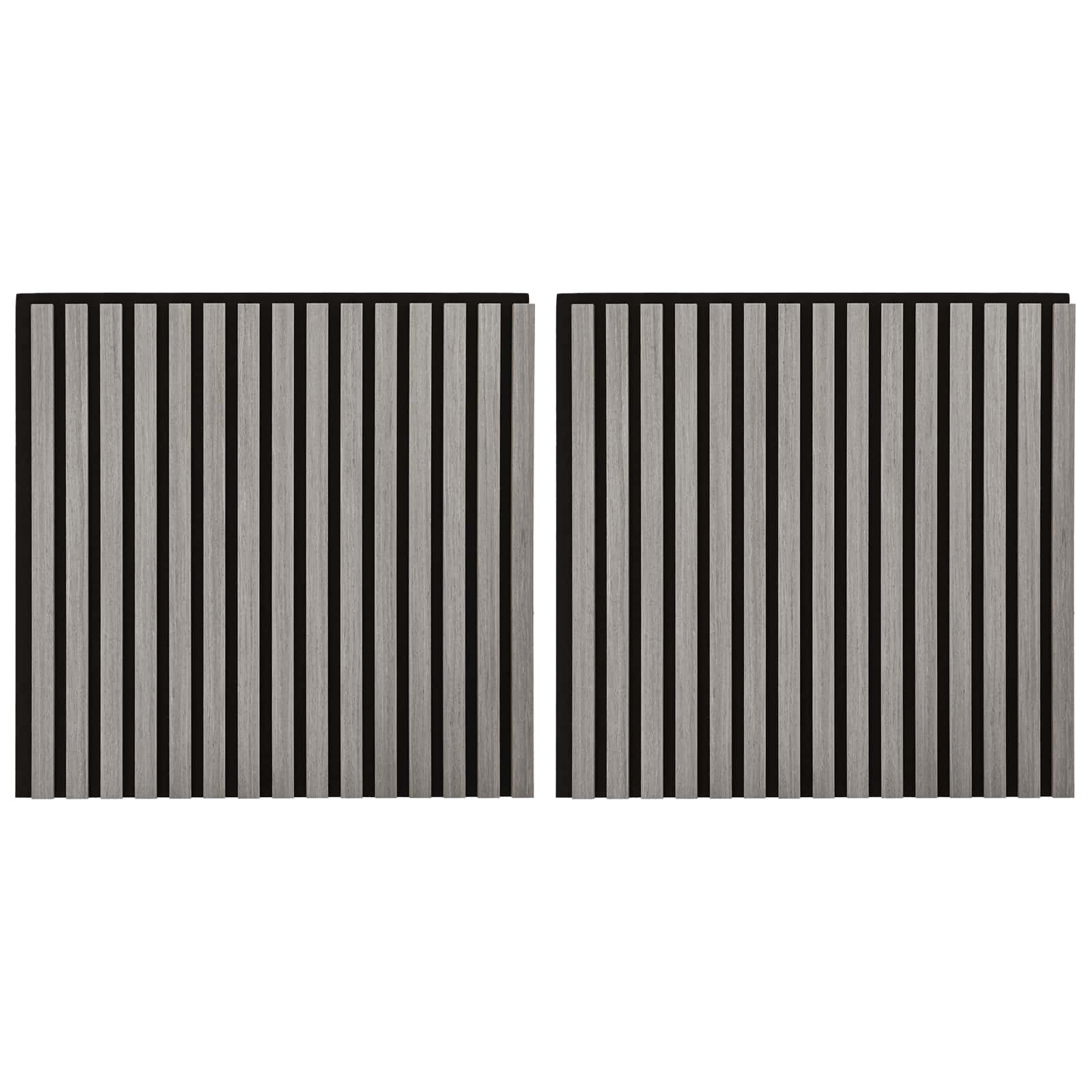 Seinäpaneelit 2 Pcs Harmaa 60,5 X 60 Cm