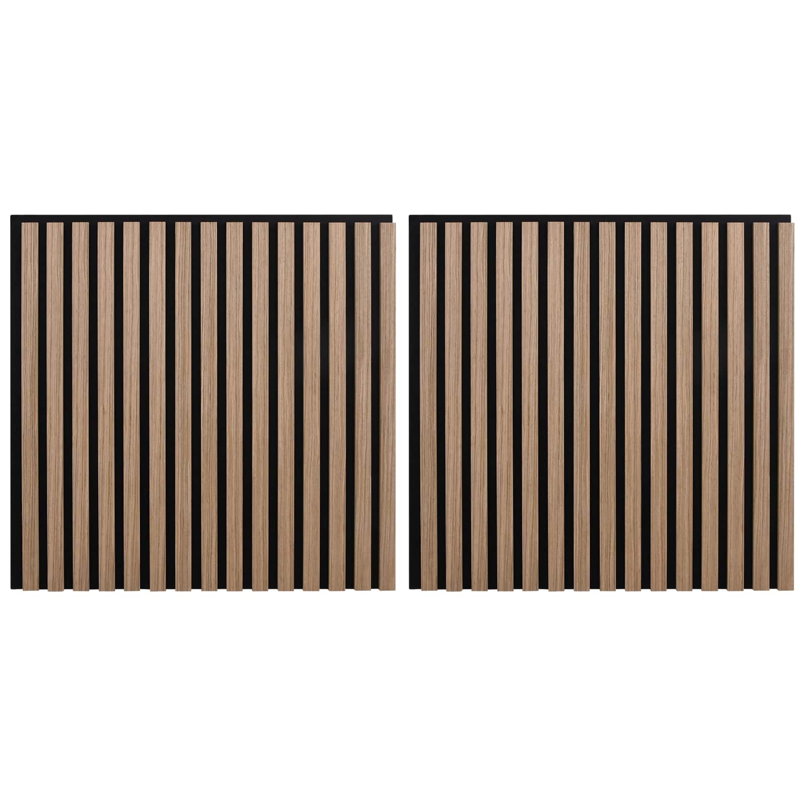 Seinäpaneelit 2 Pcs Ruskea 60,5 X 60 Cm