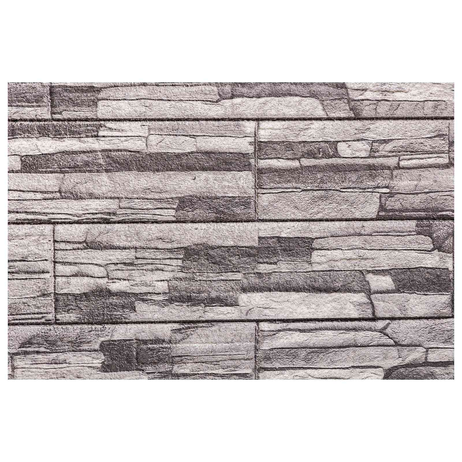 Seinäpaneelit 10 Pcs Tumma Harmaa Ja Vaalea Harmaa 100 X 50 Cm