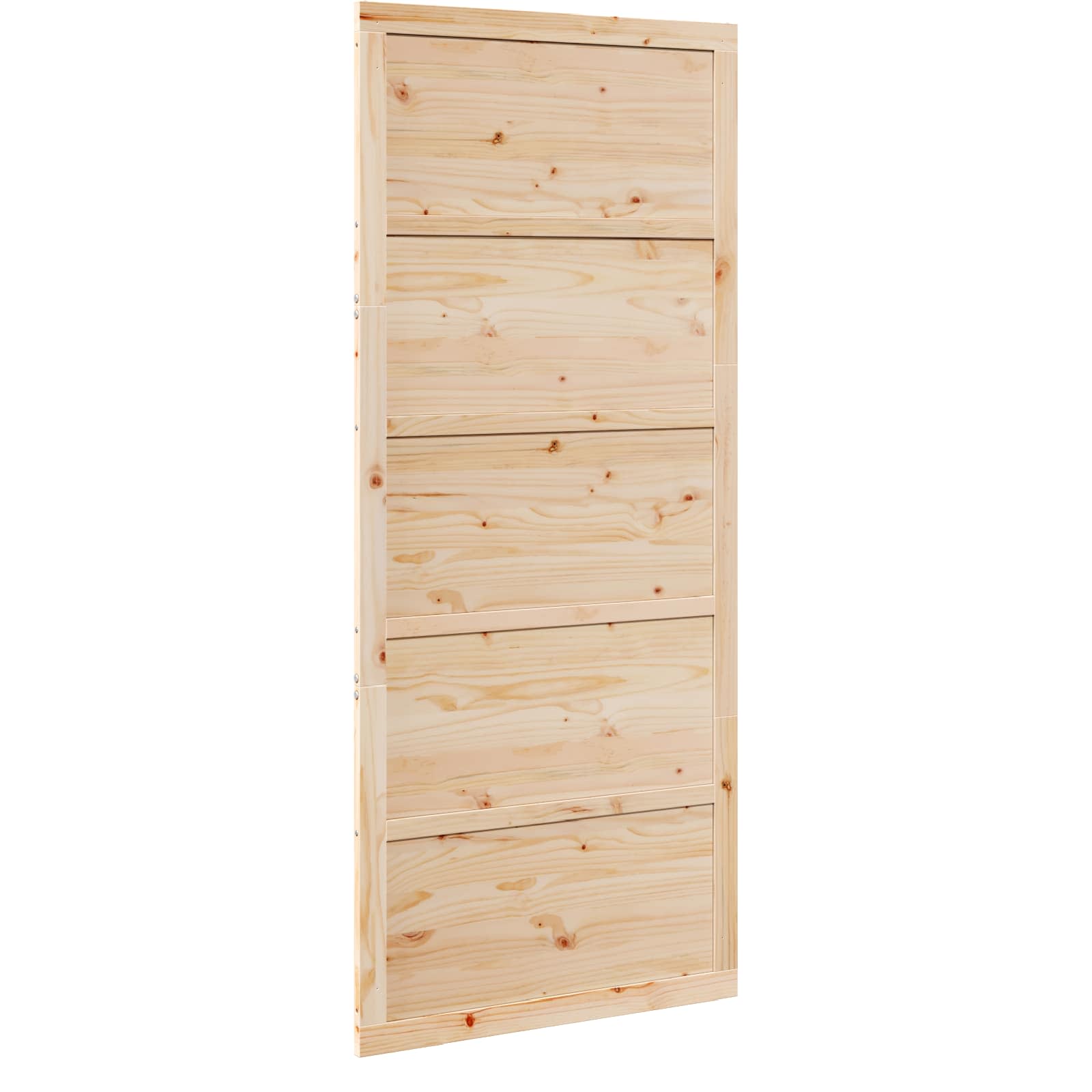 Ladon Ovi Luonnollinen 100 X 2,5 X 208 Cm Täysi Mänty
