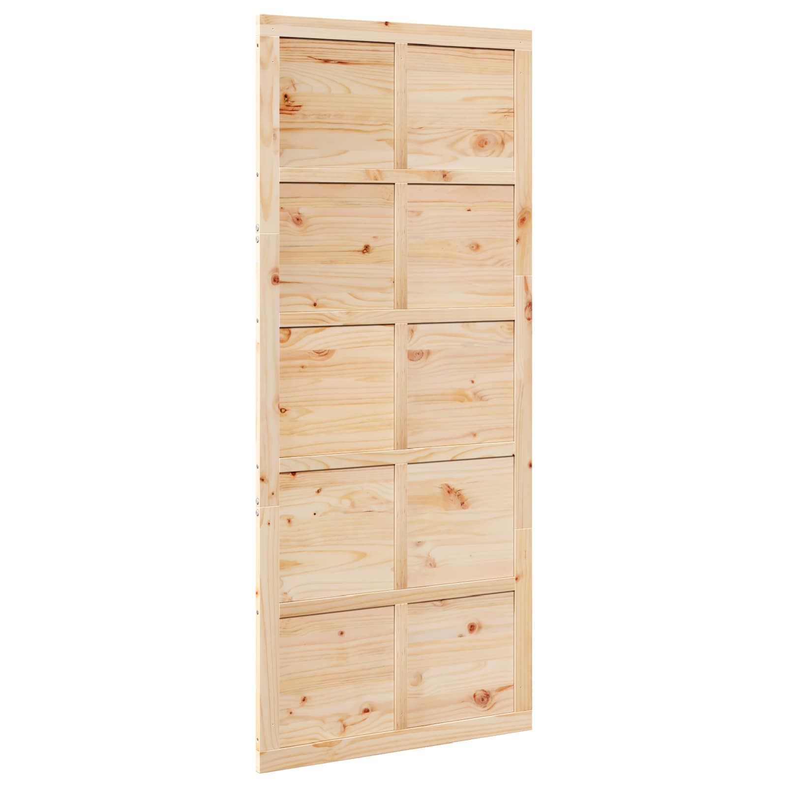 Ladon Ovi Luonnollinen 100 X 2,5 X 208 Cm Täysi Mänty