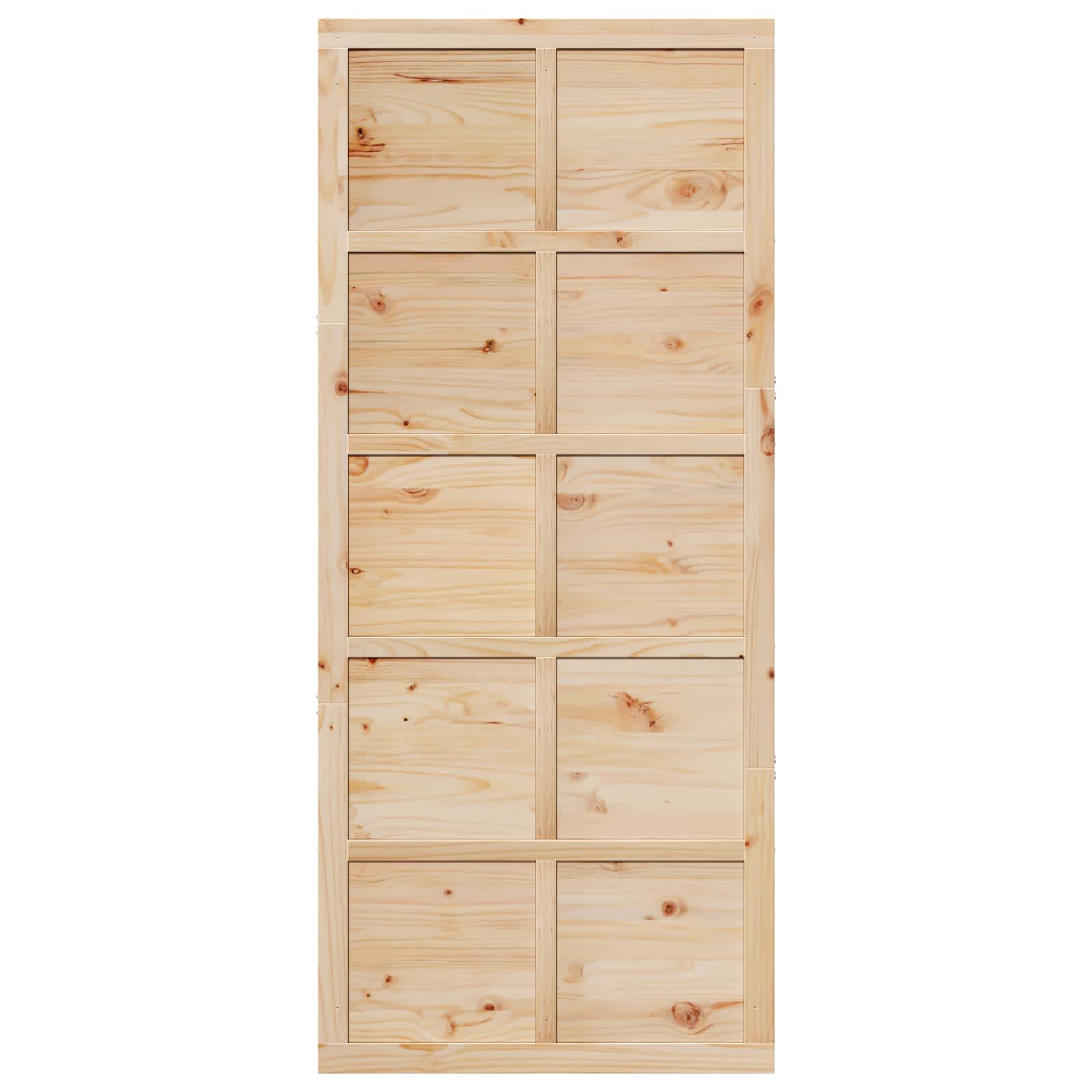 Ladon Ovi Luonnollinen 90 X 2,5 X 208 Cm Täysi Mänty