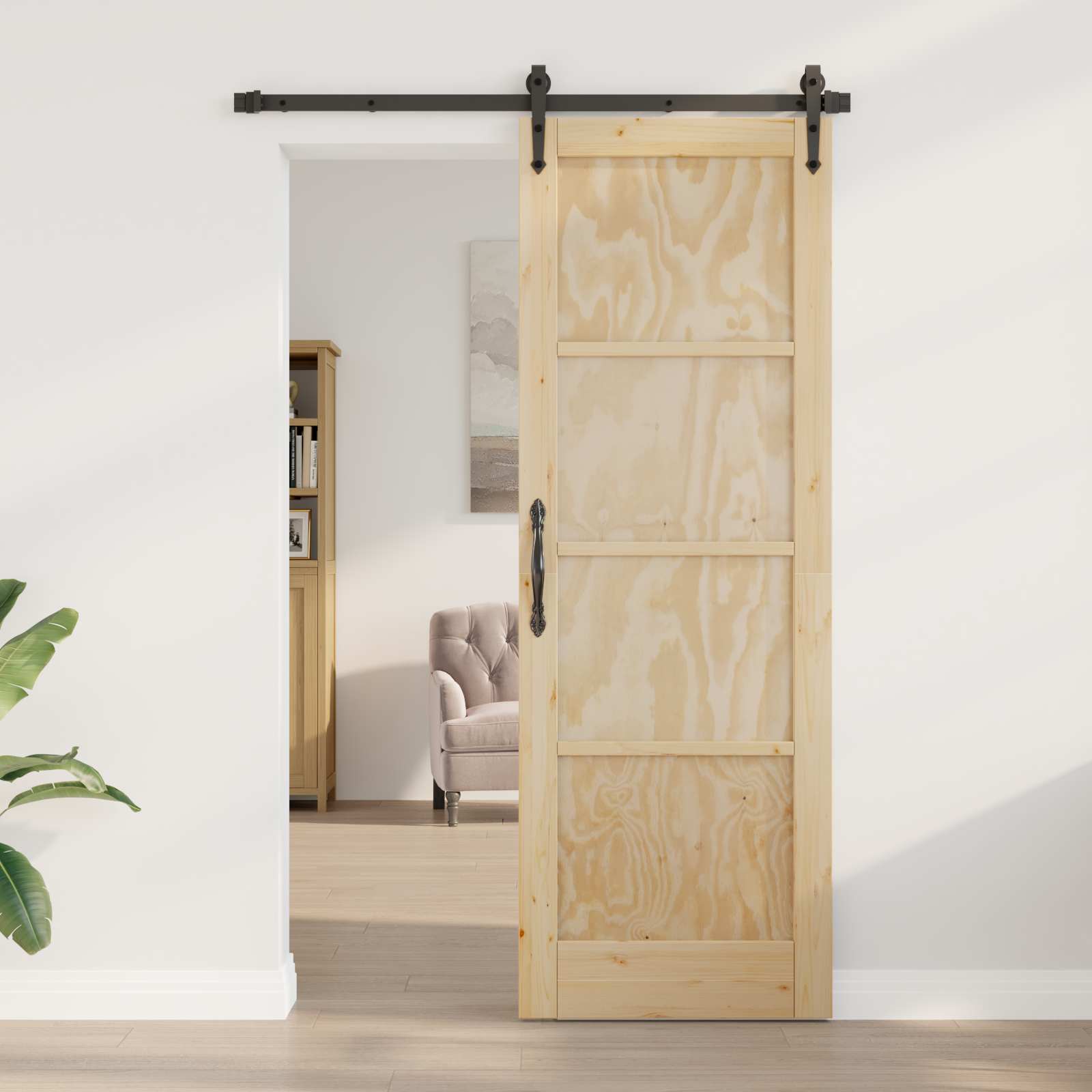 Sisäovi Luonnollinen 73,5 X 211 Cm Vaneri