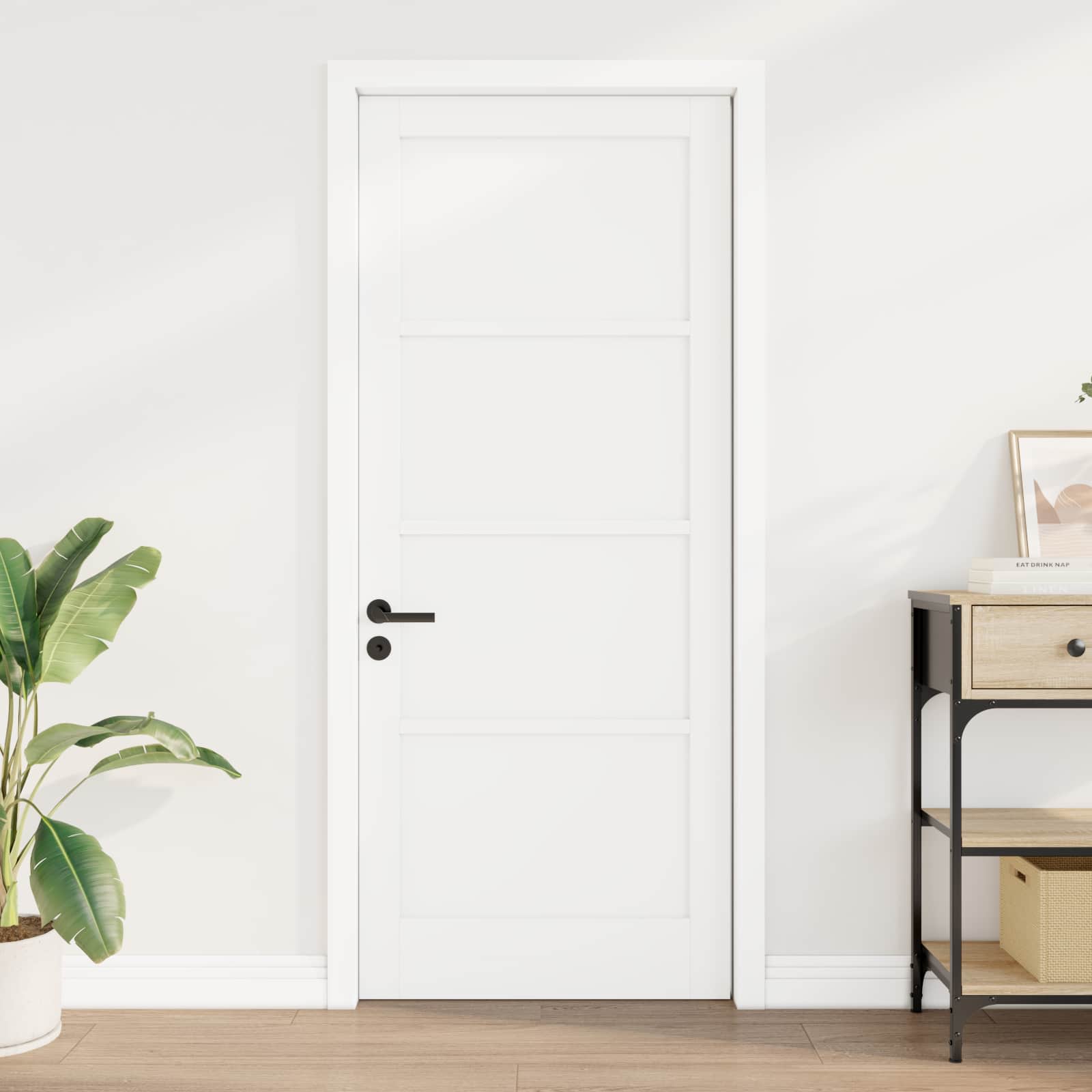 Sisäovi Valkoinen 83 X 202 Cm Vaneri