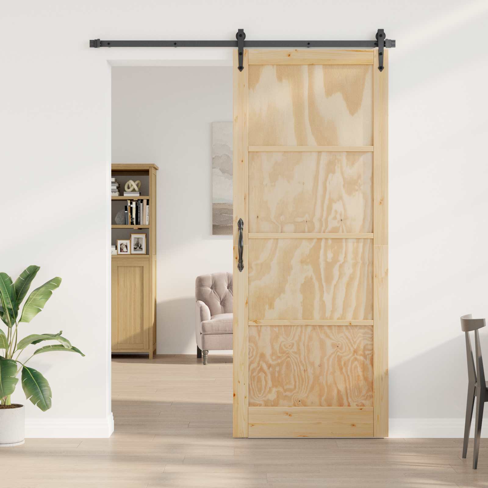 Sisäovi Luonnollinen 83 X 232 Cm Vaneri