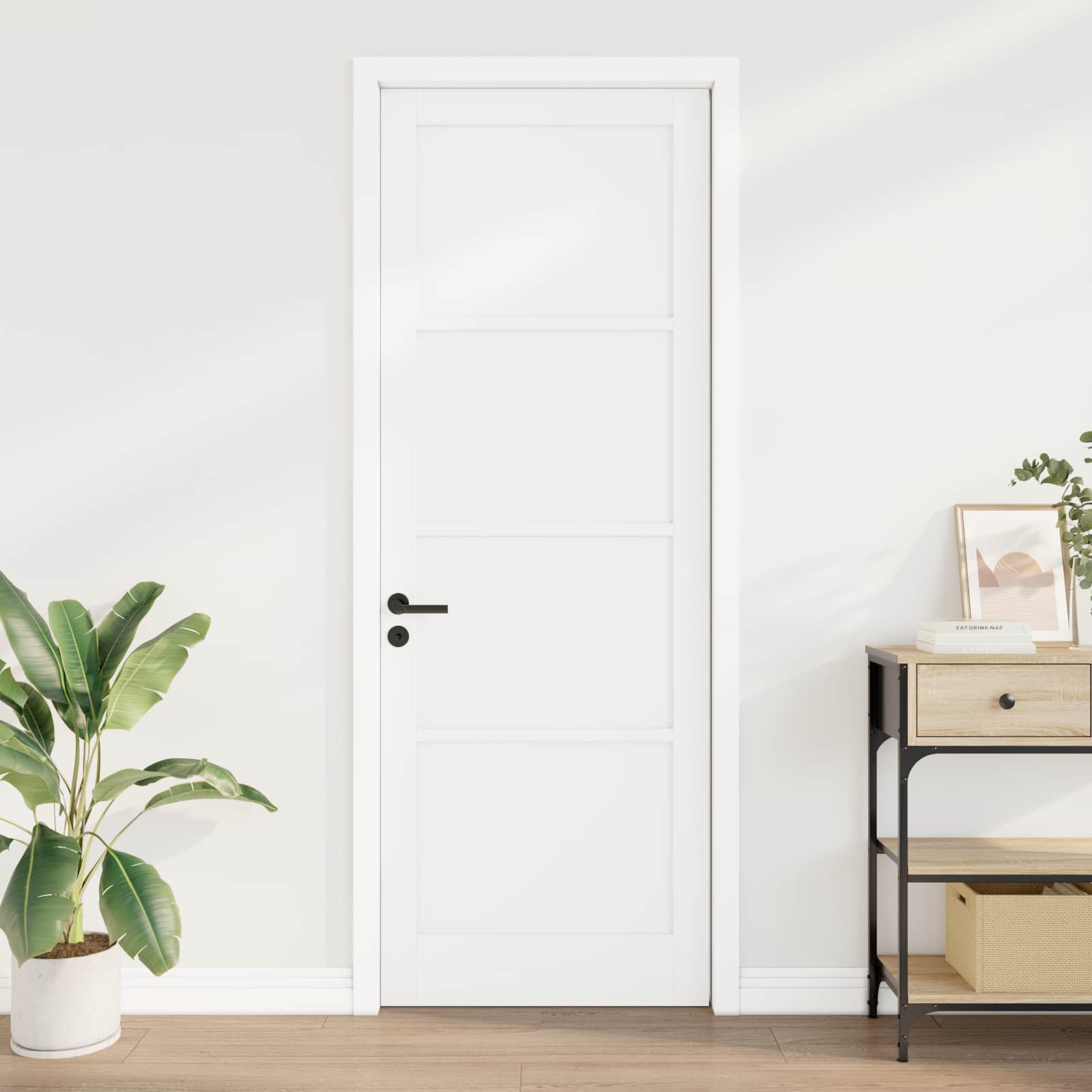 Sisäovi Valkoinen 83 X 232 Cm Vaneri