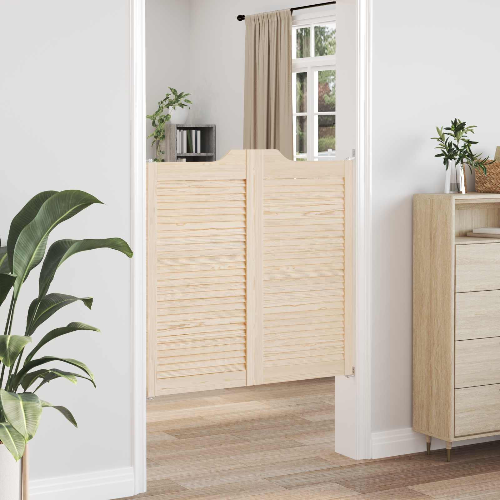 Kääntöovet Luonnollinen 100 X 50 Cm Täysi Mänty