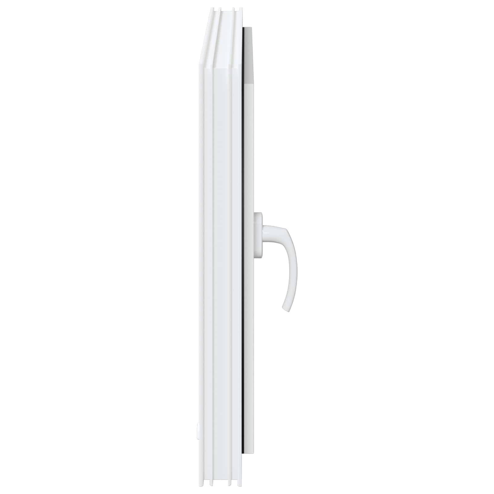 Kellari-Ikkuna Risor 80 X 50 Cm Pvc Ja Lasi Valkoinen