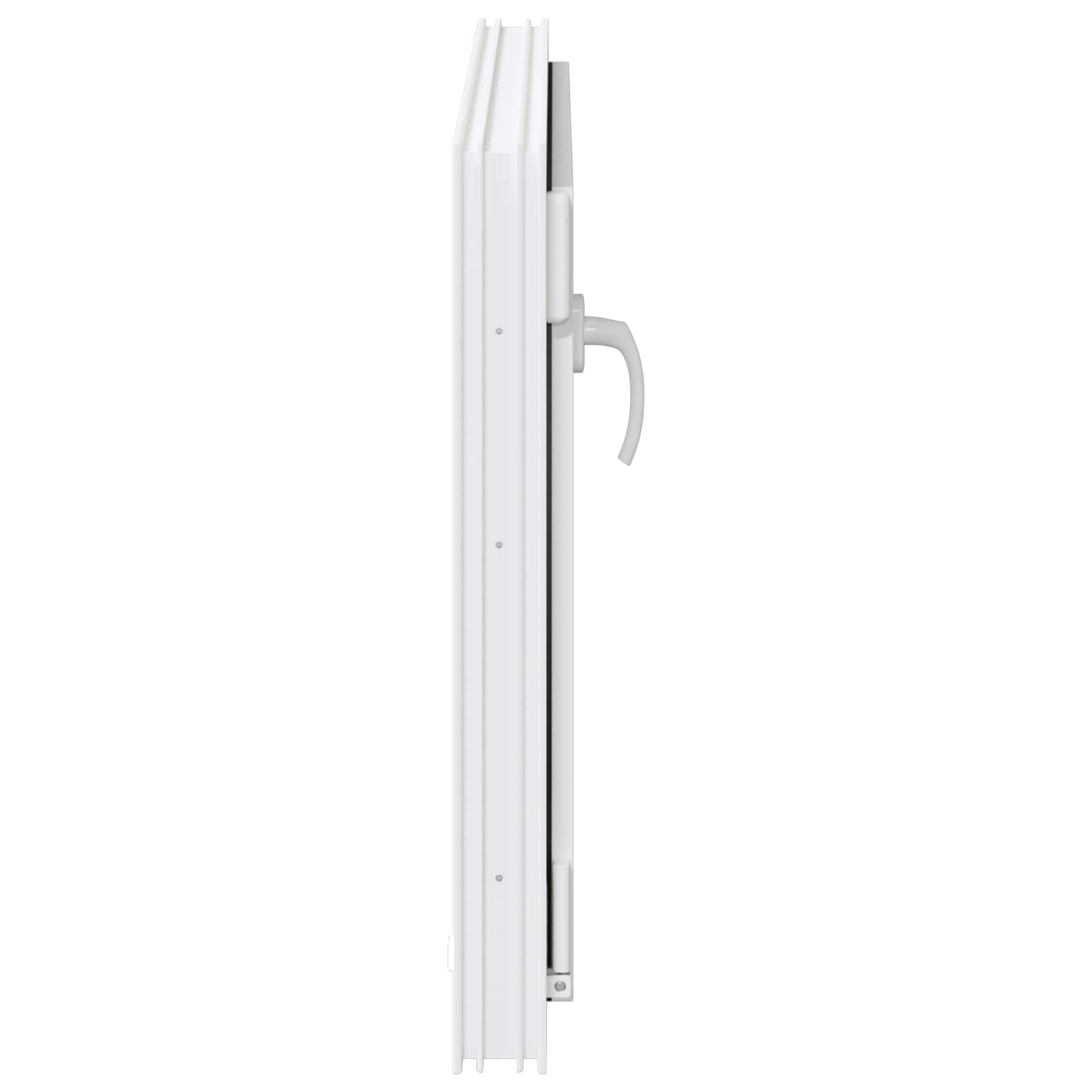 Kellari-Ikkuna Risor 80 X 60 Cm Pvc Ja Lasi Valkoinen