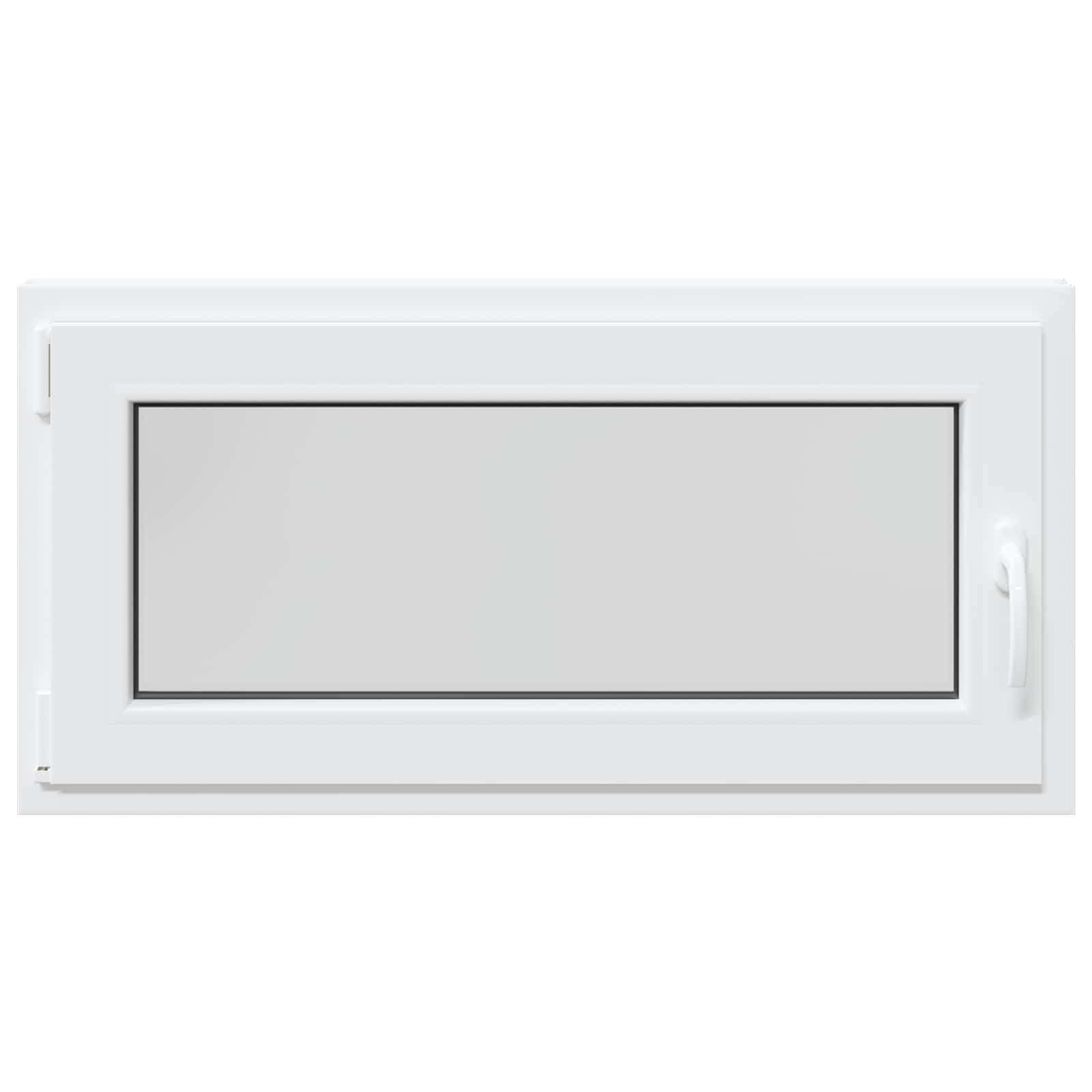 Kellari-Ikkuna Risor 100 X 50 Cm Pvc Ja Lasi Valkoinen