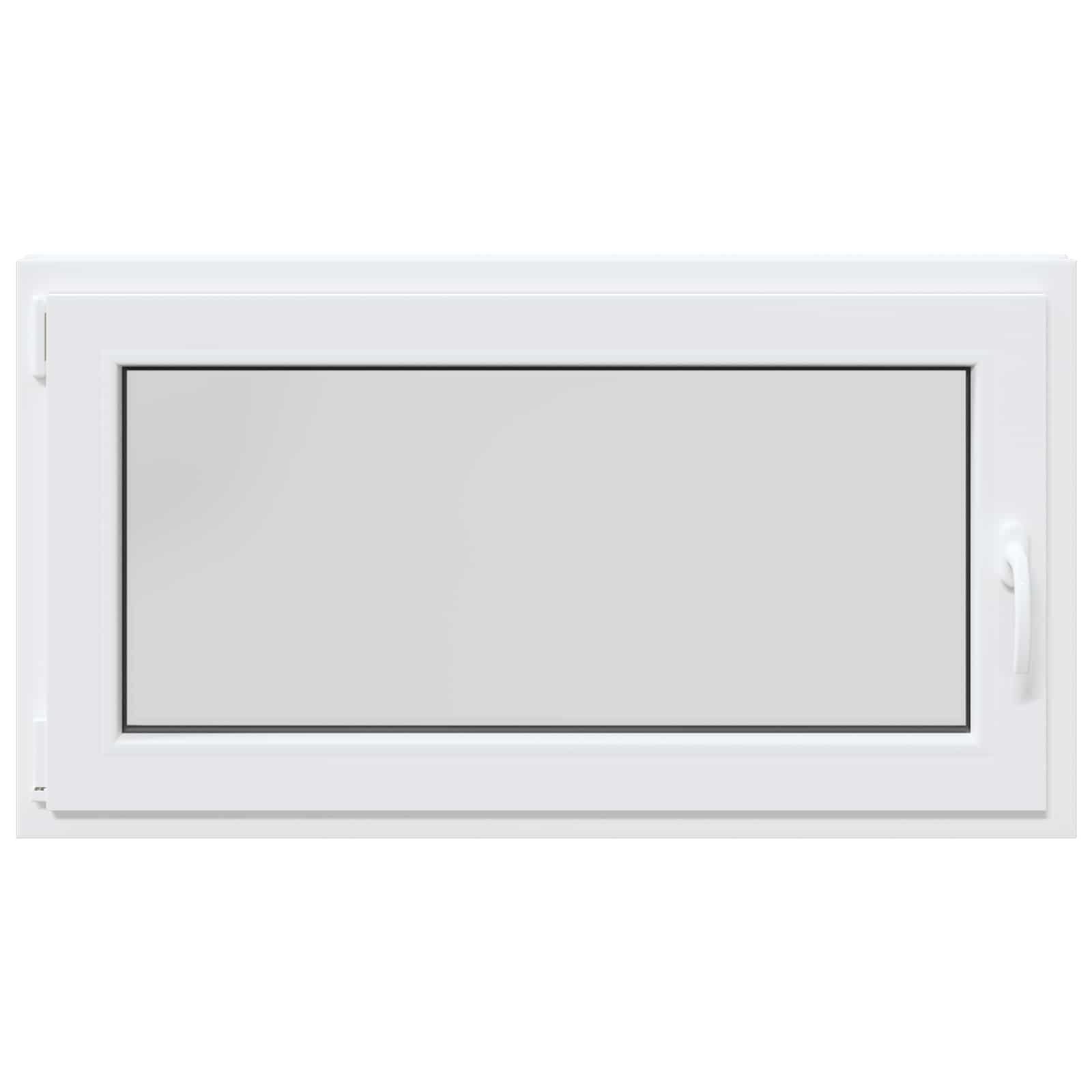Kellari-Ikkuna Risor 110 X 50 Cm Pvc Ja Lasi Valkoinen