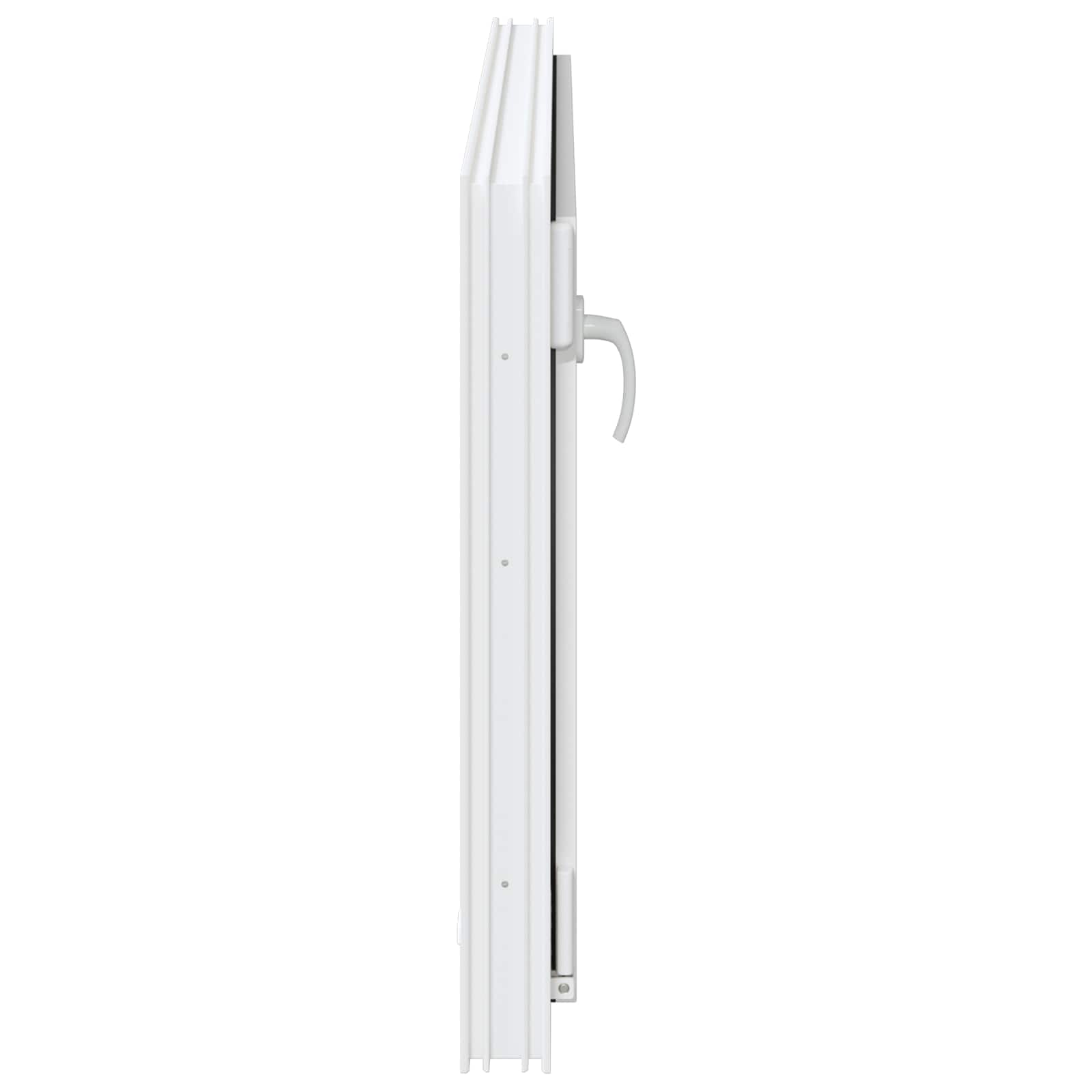 Kellari-Ikkuna Risor 110 X 50 Cm Pvc Ja Lasi Valkoinen