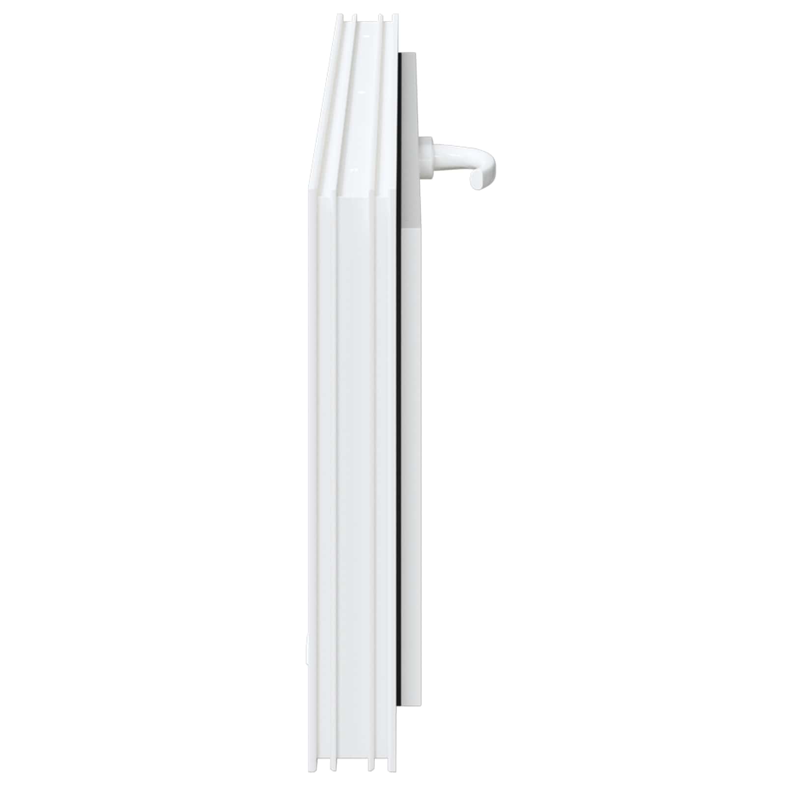 Kellari-Ikkuna Risor 110 X 40 Cm Pvc Ja Lasi Valkoinen