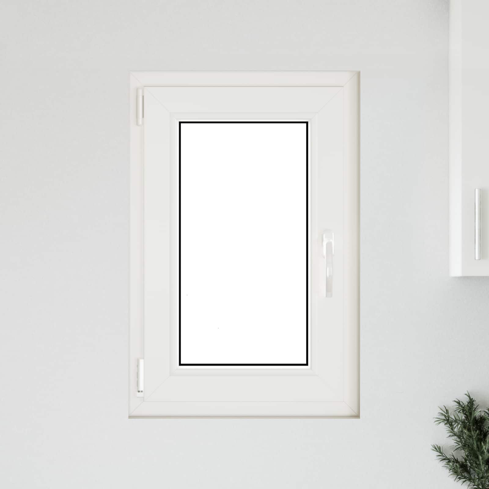 Kellari-Ikkuna Risor 50 X 75 Cm Pvc Ja Lasi Valkoinen