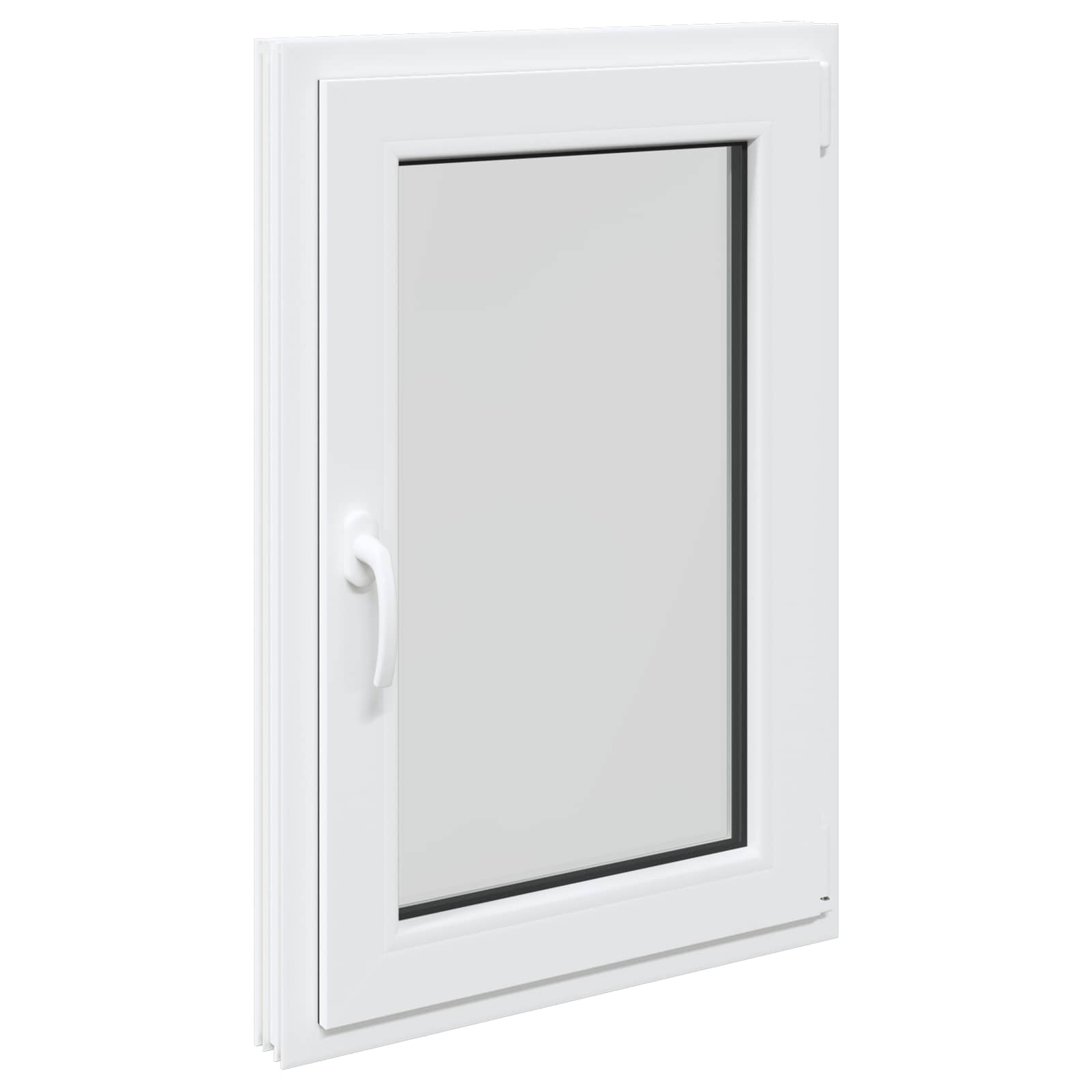 Kellari-Ikkuna Risor 60 X 100 Cm Pvc Ja Lasi Valkoinen
