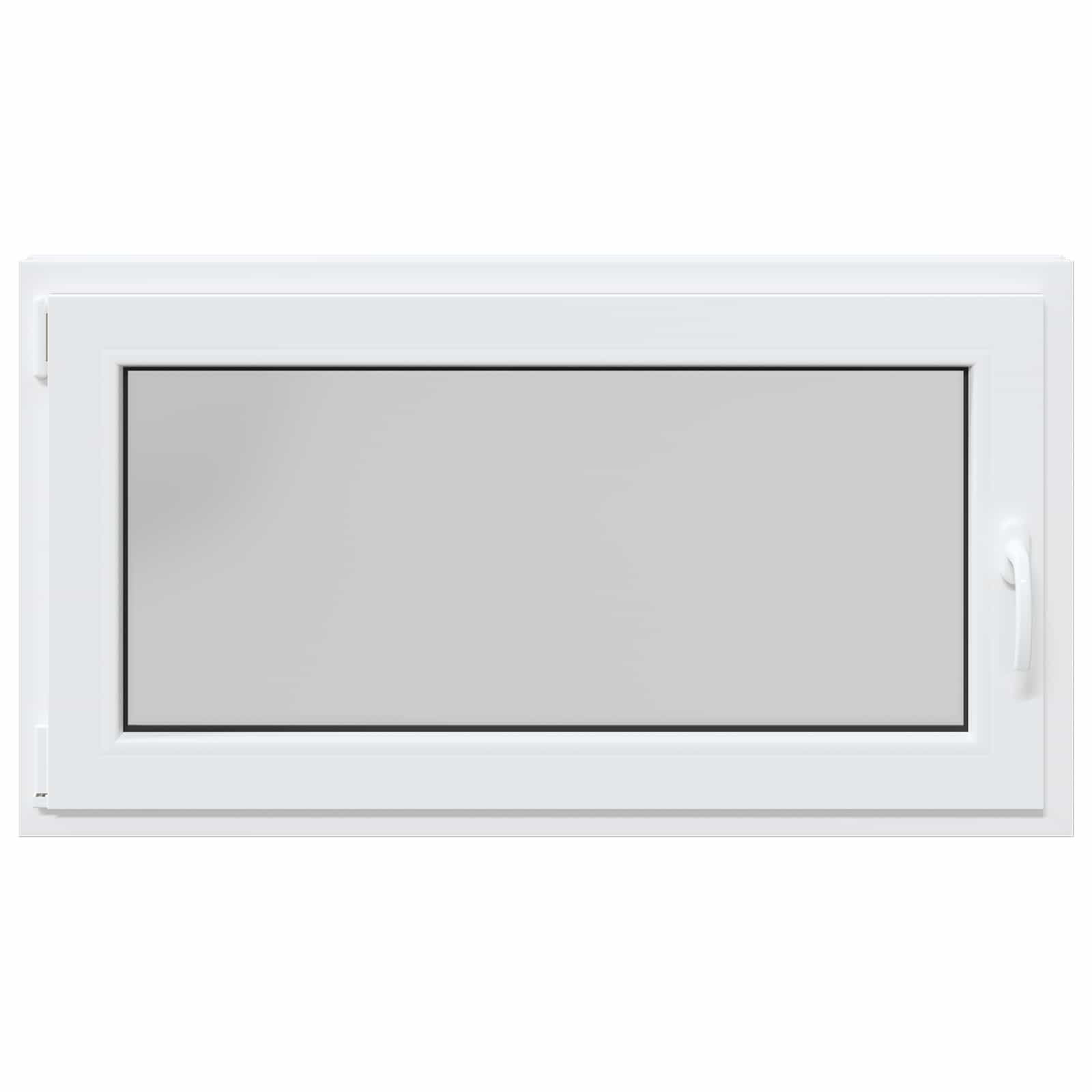 Kellari-Ikkuna Risor 110 X 50 Cm Pvc Ja Lasi Valkoinen