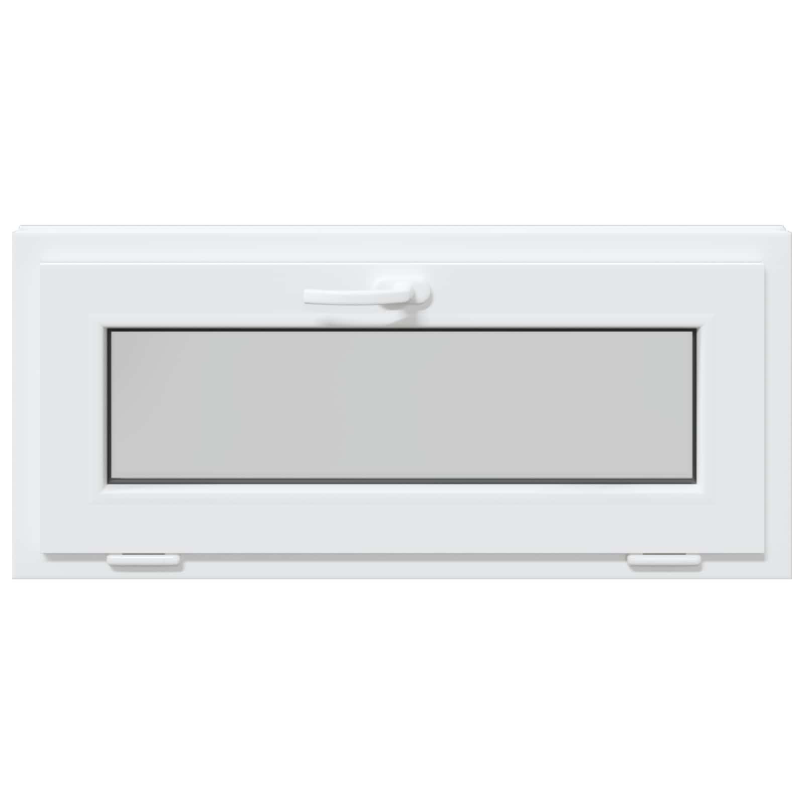 Kellari-Ikkuna Risor 90 X 40 Cm Pvc Ja Lasi Valkoinen