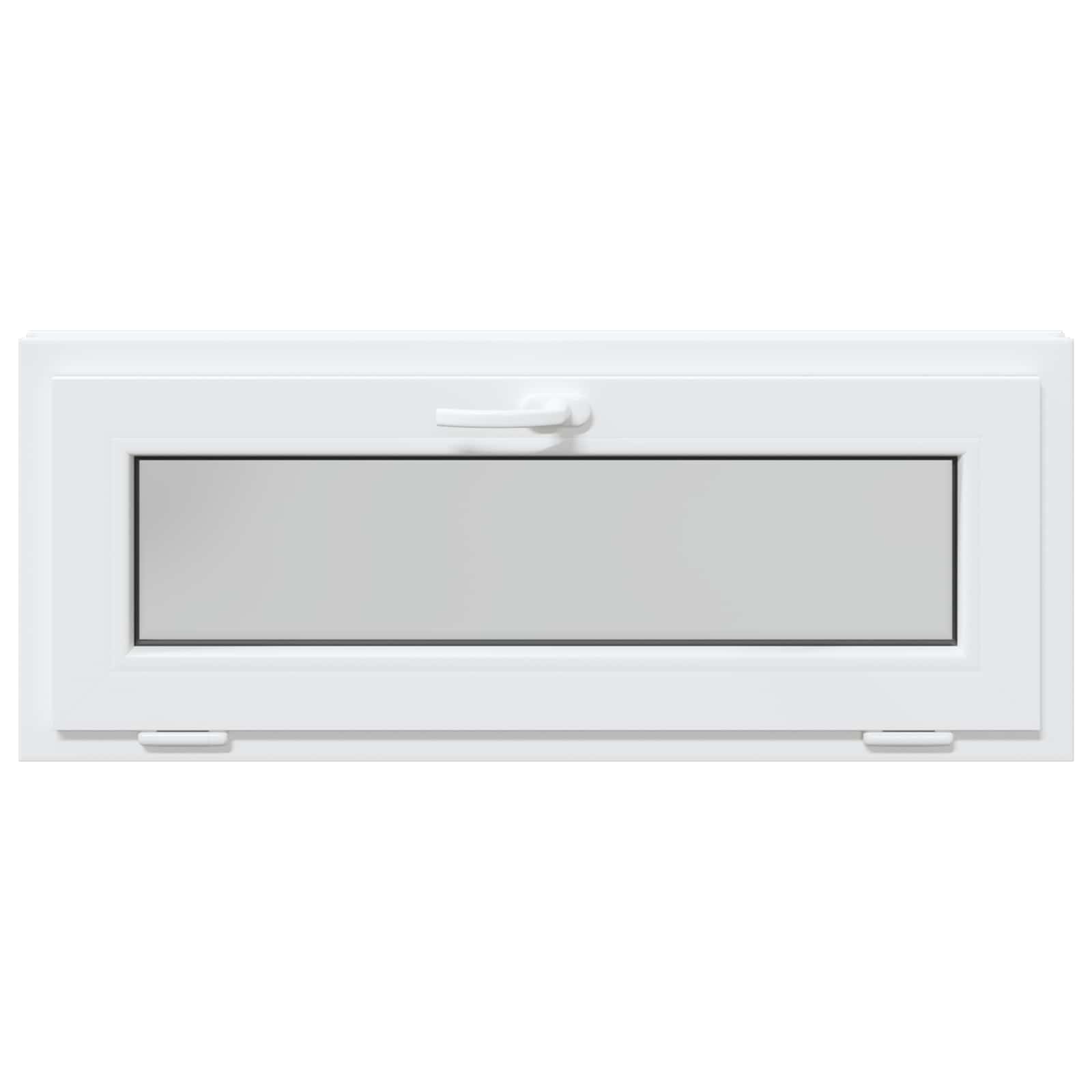 Kellari-Ikkuna Risor 110 X 40 Cm Pvc Ja Lasi Valkoinen
