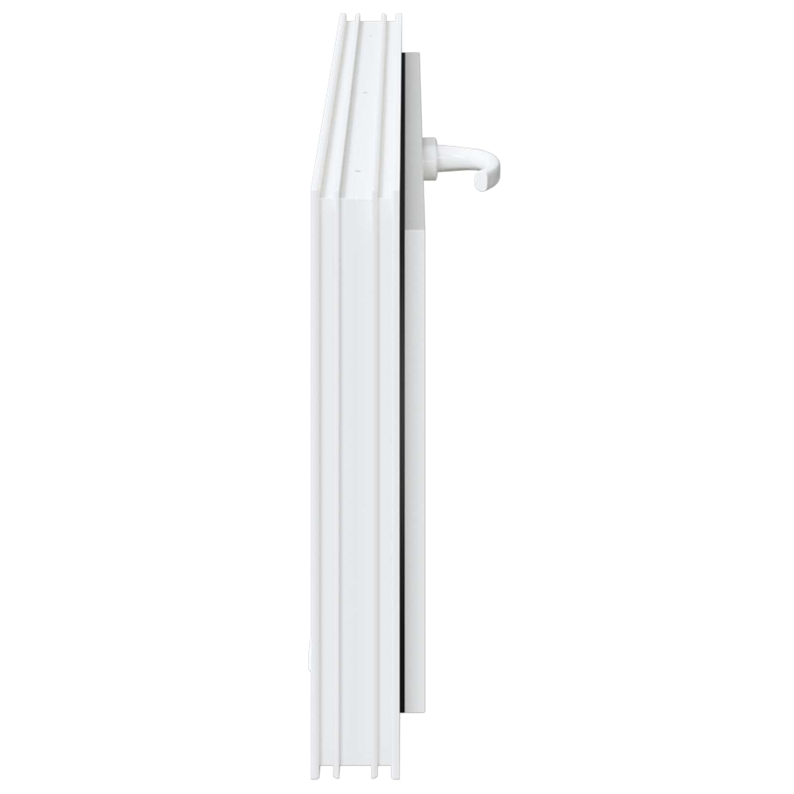 Kellari-Ikkuna Risor 110 X 40 Cm Pvc Ja Lasi Valkoinen