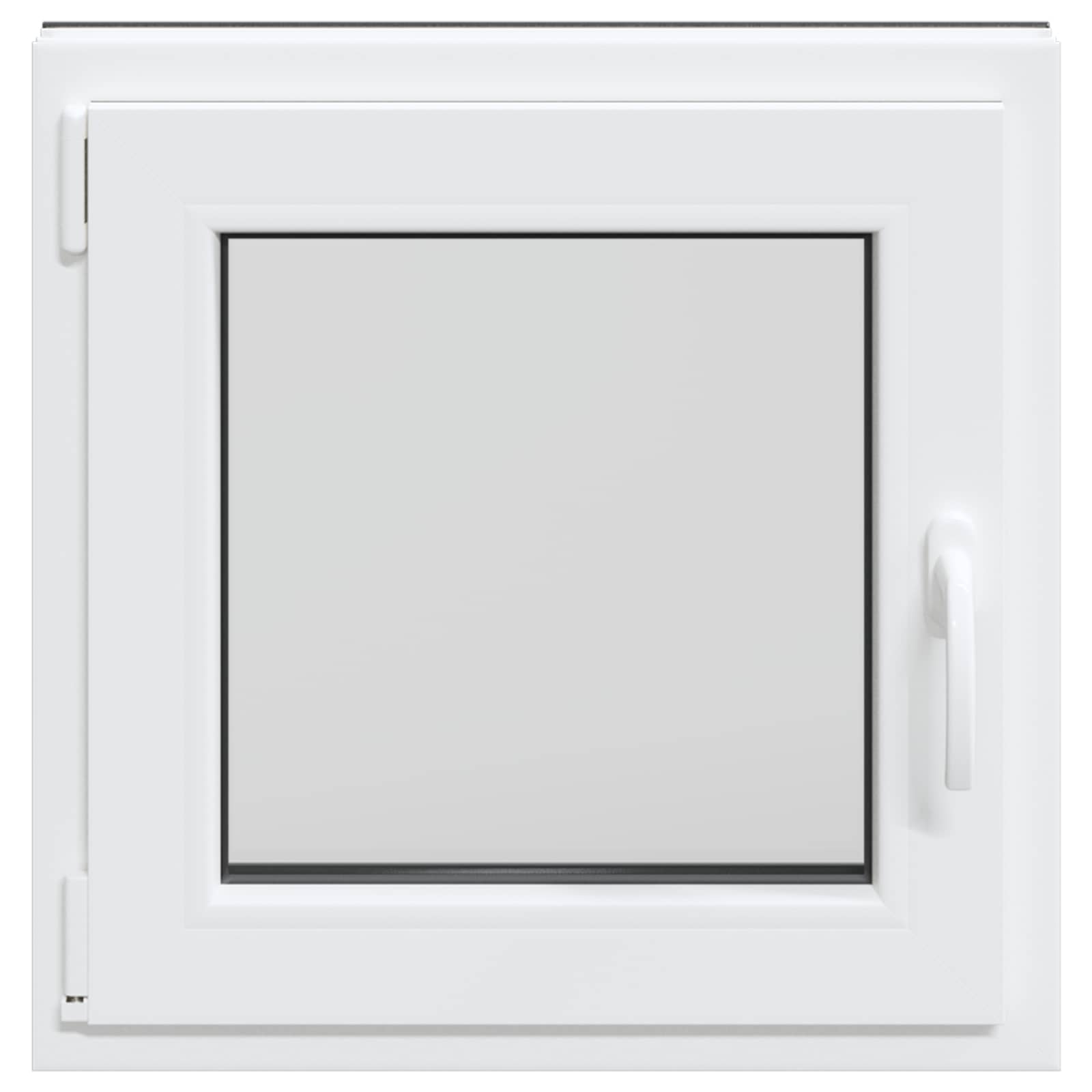 Kellari-Ikkuna Risor 50 X 50 Cm Pvc Ja Lasi Antrasiitti