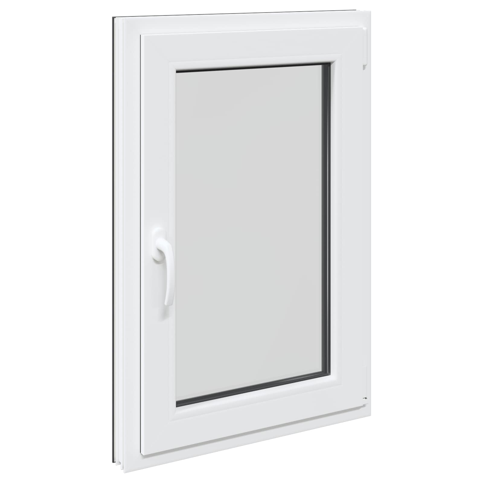 Kellari-Ikkuna Risor 60 X 90 Cm Pvc Ja Lasi Antrasiitti