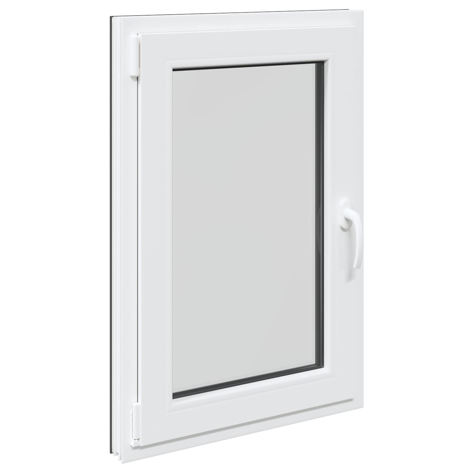 Kellari-Ikkuna Risor 60 X 100 Cm Pvc Ja Lasi Antrasiitti