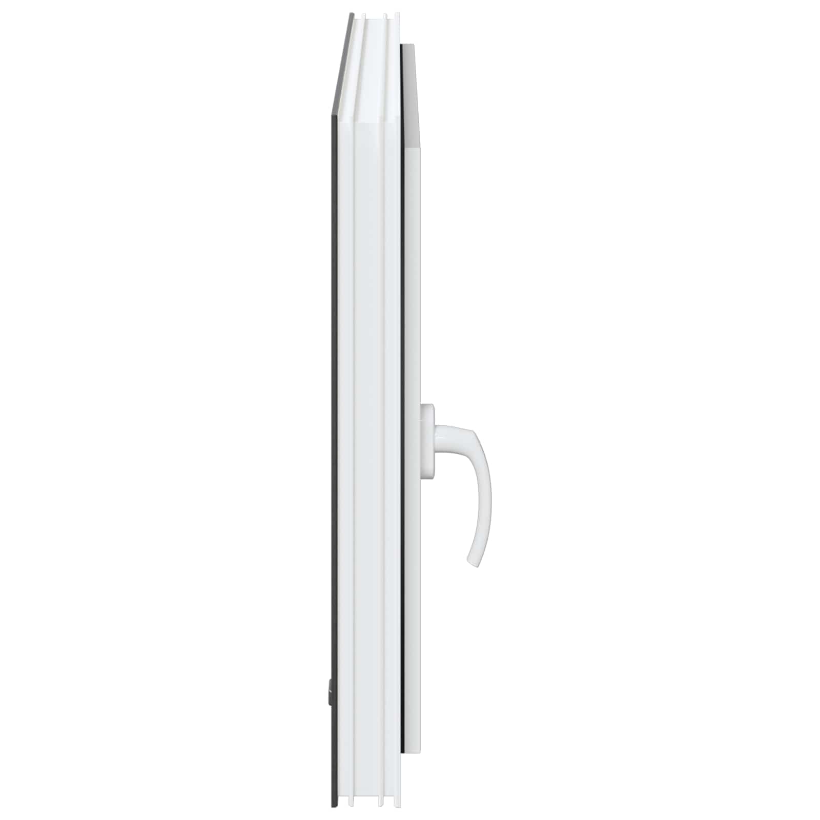 Kellari-Ikkuna Risor 90 X 50 Cm Pvc Ja Lasi Antrasiitti