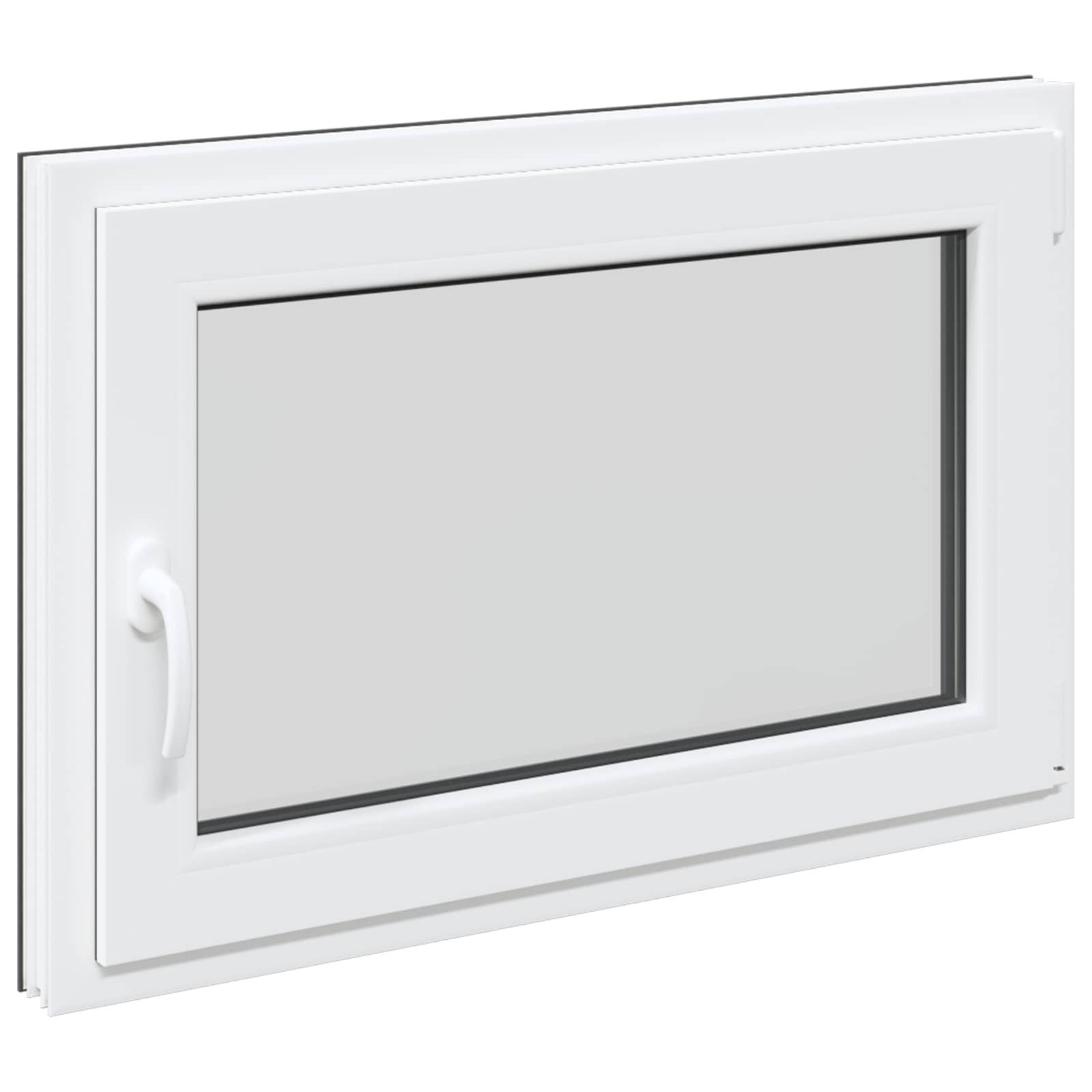 Kellari-Ikkuna Risor 90 X 60 Cm Pvc Ja Lasi Antrasiitti