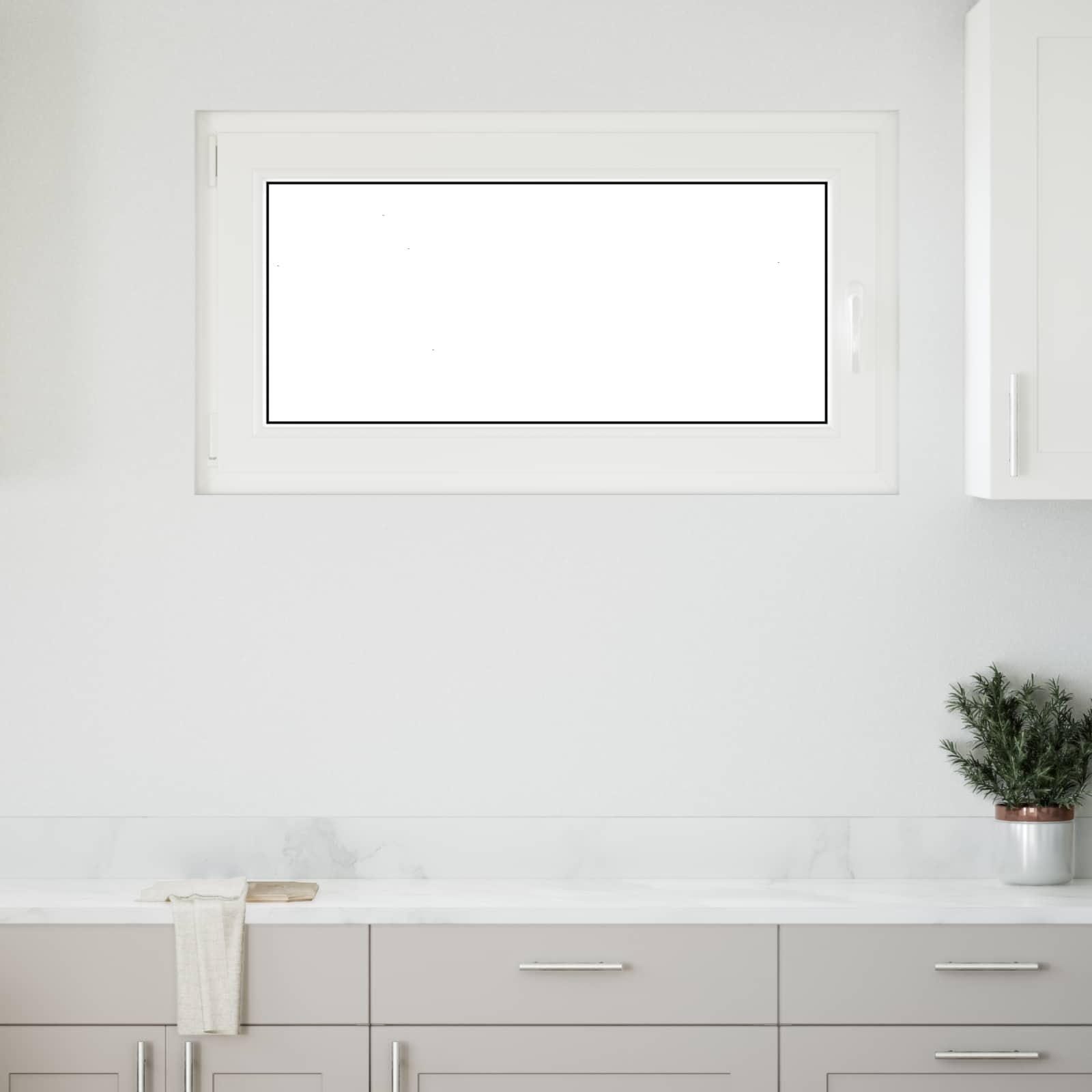 Kellari-Ikkuna Risor 110 X 60 Cm Pvc Ja Lasi Antrasiitti