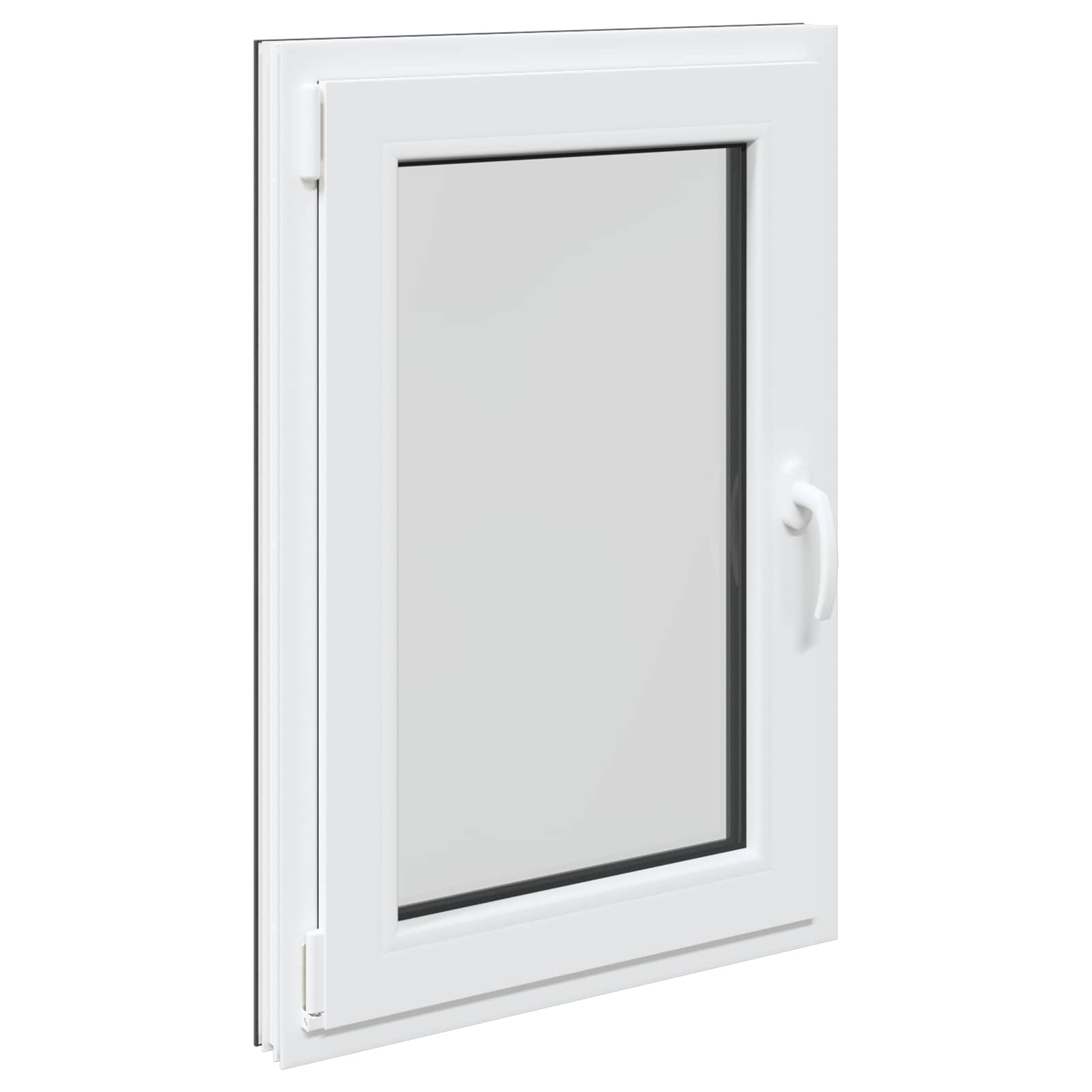 Kellari-Ikkuna Risor 60 X 100 Cm Pvc Ja Lasi Antrasiitti