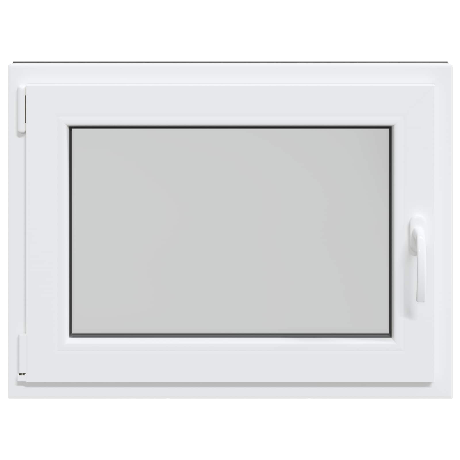Kellari-Ikkuna Risor 80 X 50 Cm Pvc Ja Lasi Antrasiitti