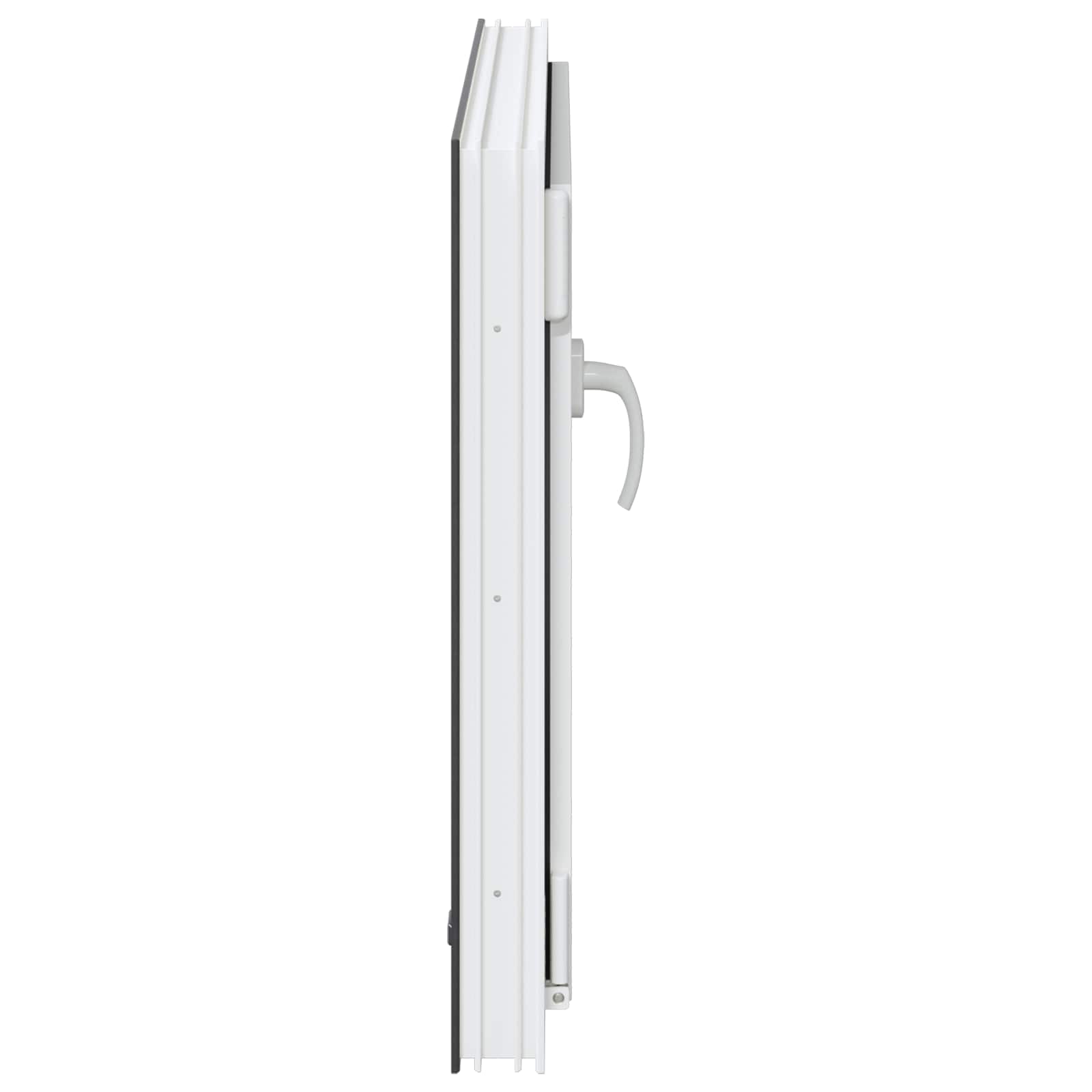 Kellari-Ikkuna Risor 80 X 50 Cm Pvc Ja Lasi Antrasiitti