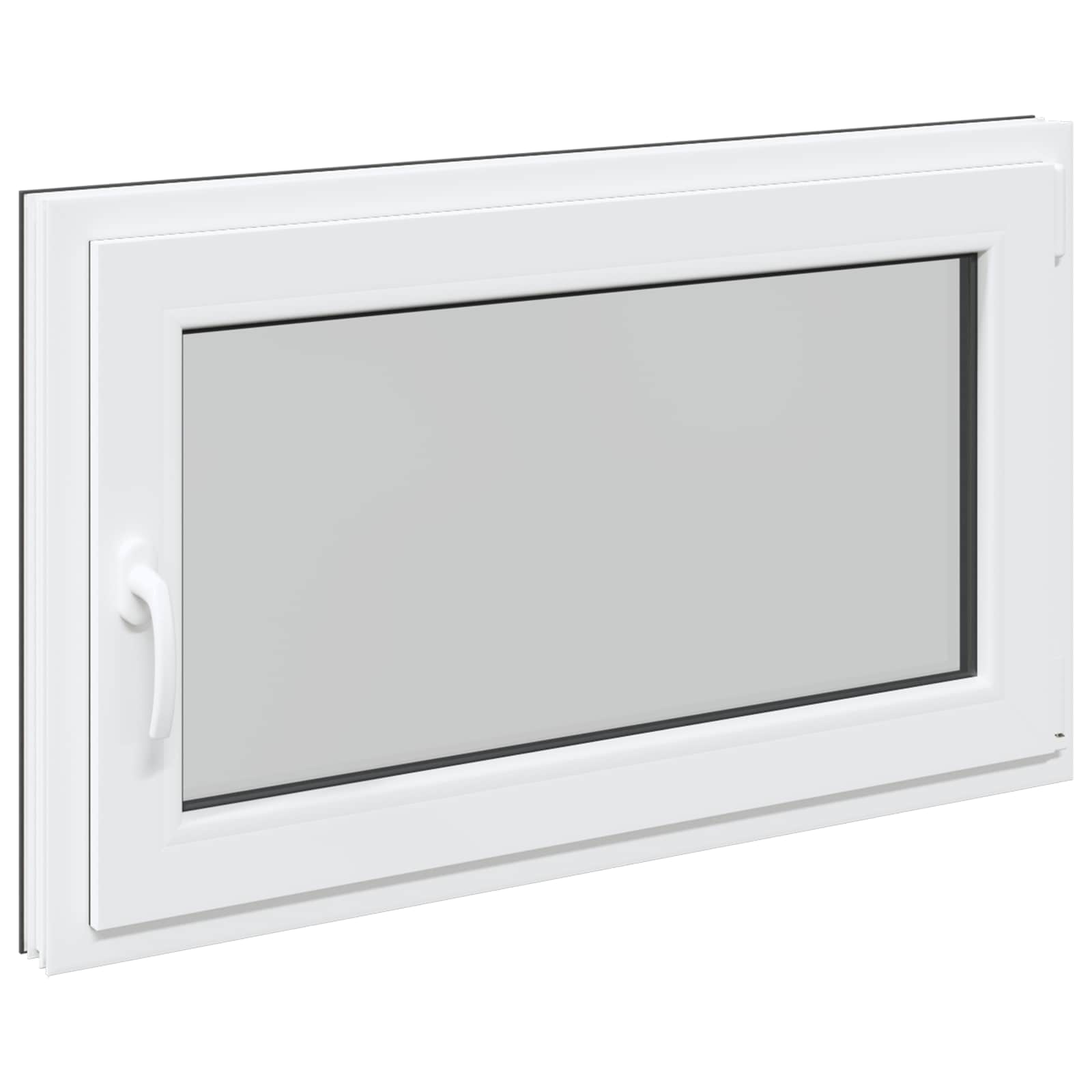 Kellari-Ikkuna Risor 100 X 70 Cm Pvc Ja Lasi Antrasiitti