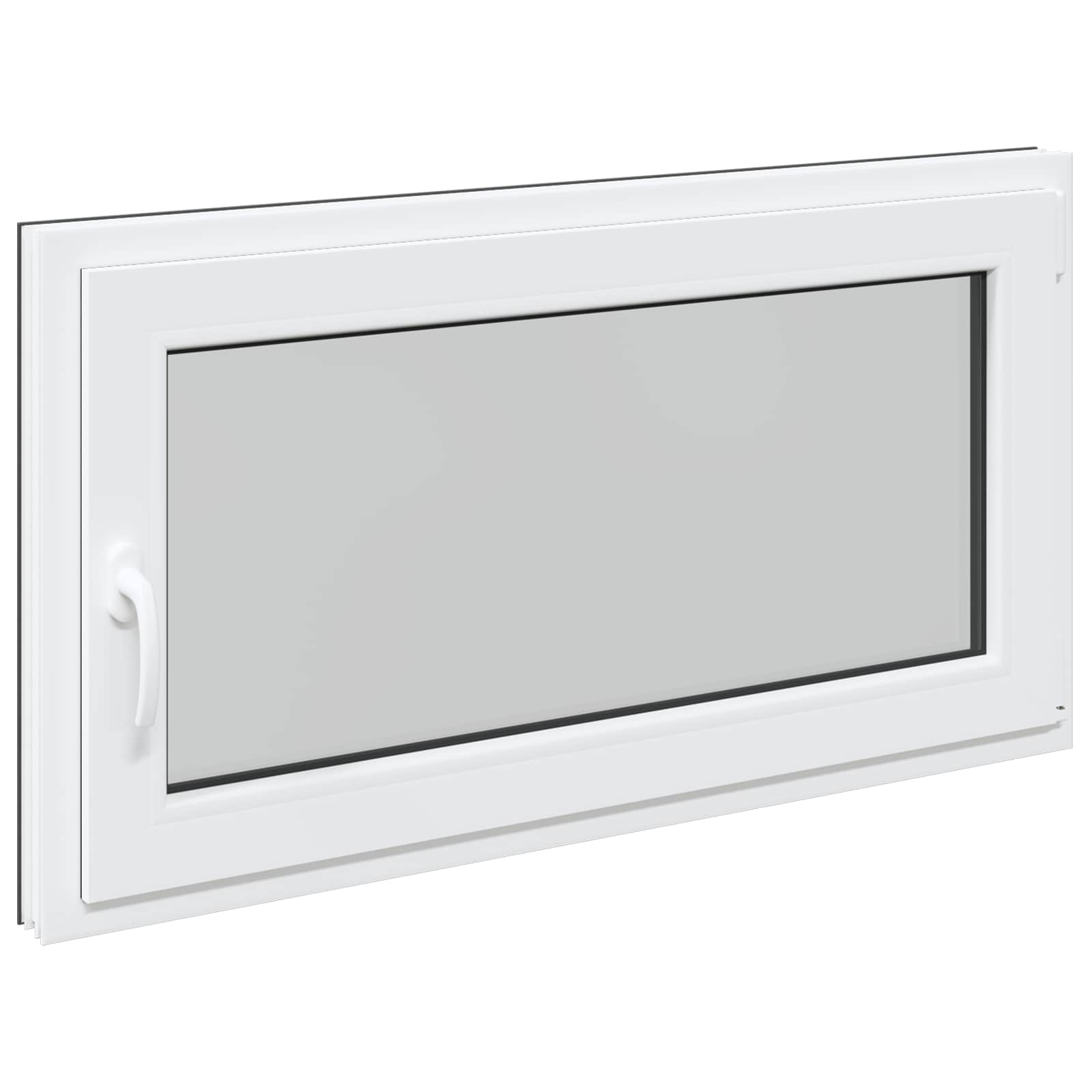 Kellari-Ikkuna Risor 110 X 60 Cm Pvc Ja Lasi Antrasiitti