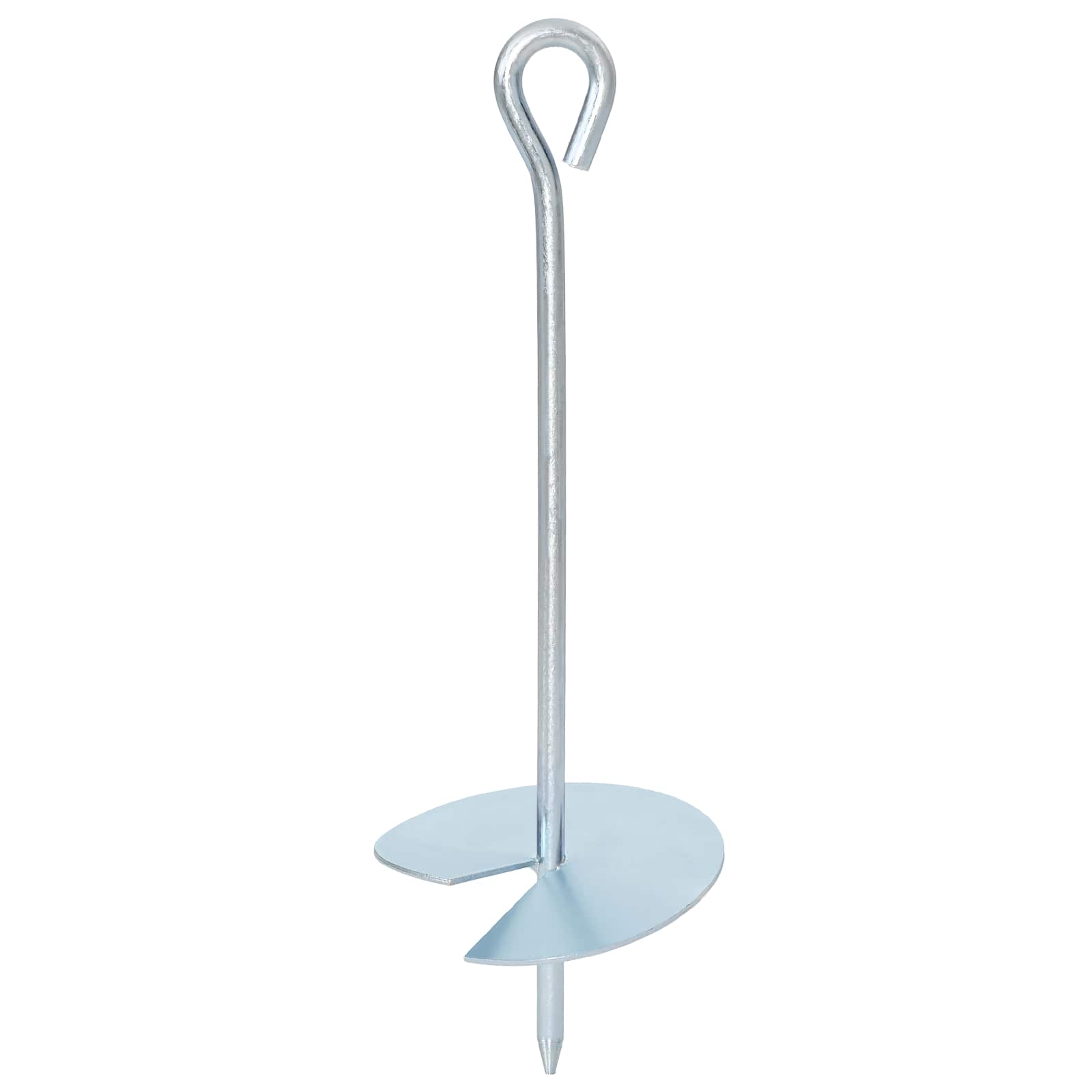 Maakiinnike 6 Kpl Ø10 X 30 Cm Galvanoitu Metalli Hopea